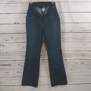 Underbelly Waistband Maternity Bootleg Jeans